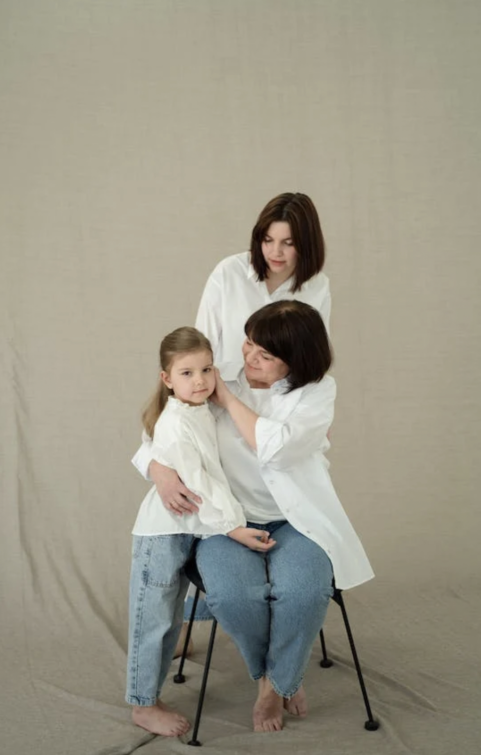 3 family generations – mother, daughter and grandmother